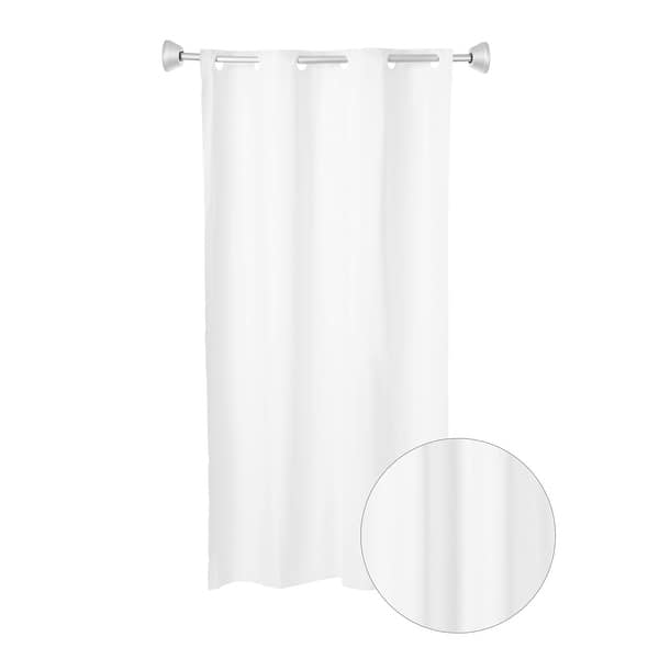 Whitmor No Hook Split Ring Vinyl Shower Curtain, 42" x 74" Bed Bath
